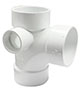 3 x 3 x 3 x 1 1/2 in. Size Sanitary Tee with Left Side Inlet (H x H x H x H)